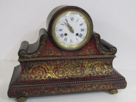 BOULLE, FRENCH BRACKET CLOCK, by Falconnier of Paris, bell strike movement in ornate, engraved brass