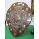 CORNISH CHOIR INTEREST, impressive oak backed trophy shield "The Manson Shield", detailing shield