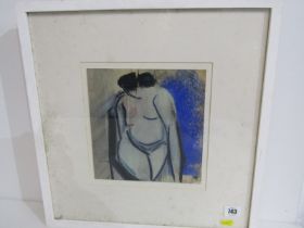 MARY STORK, signed painting dated 1995 "Asleep" 22cm x 20cm