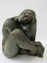 JACQUES LE NANTEC, signed limited edition resin sculpture of naked young lady, 22cm height