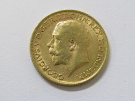 GOLD SOVEREIGN, 1912 George V gold sovereign