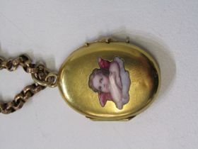 Victorian Enamel Locket