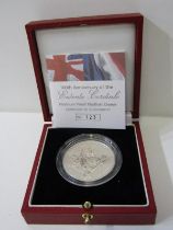 ROYAL MINT PLATINUM PROOF PIEDFORT CROWN, commemorating the 100th Anniverary of the Entante
