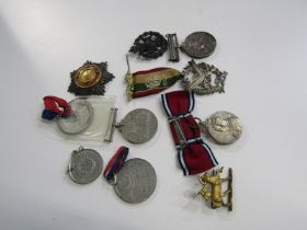 MILITARIA, selection of 19th & 20th Century medals, badges, etc, including Queen South Africa