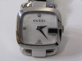 GUCCI DRESS WATCH, a Gucci stainless steel ladies dress watch