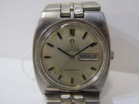 OMEGA GENT'S WRIST WATCH, Omega Constellation day date, 751 automatic on stainless steel strap