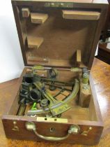 MARITIME, cases sextant by R Hornby & Sons of Liverpool