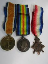 WWI GROUP 3 MEDALS, War & Defence medal, 1914 /15 Star to 69627 Sapre S Loft Re