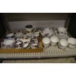 A Royal Windsor tea service and other teaware.