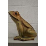 A large Goebel pottery frog.