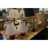Various table lamps.