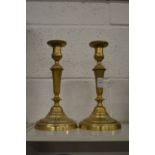 A good pair of French ormolu candlesticks.