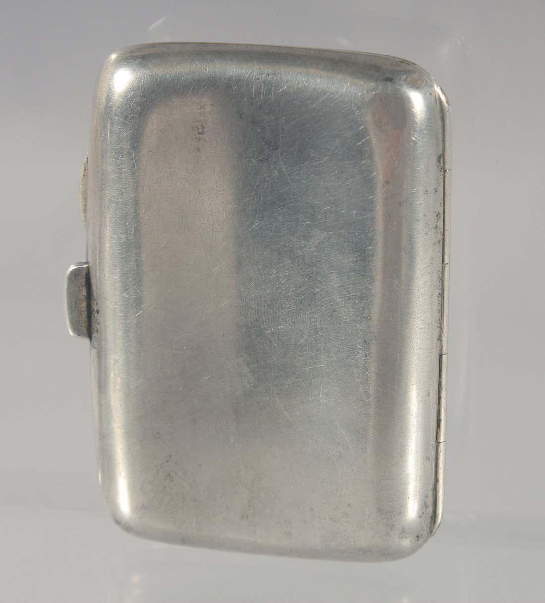 A SILVER CIGARETTE CASE, with later oval enamel of a naked female bust. 8cm x 5.5cm - Image 7 of 7