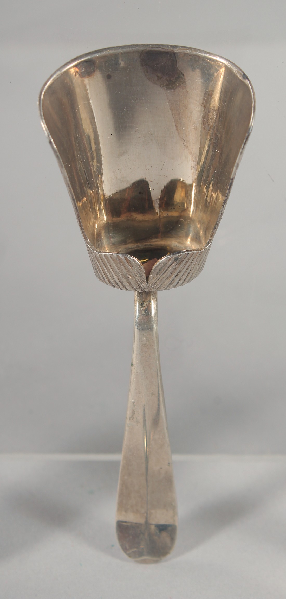 SIX SILVER CADDY AND MUSTARD SPOONS. - Image 3 of 7