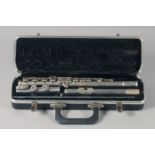 A SELMAR SIGNET SPECIAL "COIN SILVER" FLUTE in a fitted case.