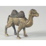A BRASS VESTA CASE MODELLED AS A CAMEL