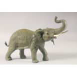 A VIENNA STYLE COLD PAINTED BRONZE GROUP, "Elephant".