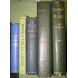 OGILVY (J. S.) A Pilgrimage in Surrey, 2 vols., 4to, 94 col. plates, clo., L., 1914; & 3 other vols.