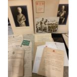 [ROYALTY] a collection of material ex-libris C. C. Johnson, a senior Post Office official incl. a