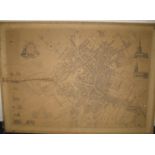 [MAP] HANSON (Thomas) surveyor: "Plan of Birmingham Survey'd...1778", large map on 2 sheets