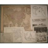 [MAPS & PRINTS] misc., ASIA, EAST INDIES, etc. (8).