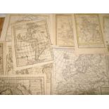 [MAPS] small collection of 18th c. & later maps (Q).