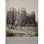 [PHOTOGRAPHS] 11 large, mounted photographs [of Dunster, Dunster Castle, & environs?], by A.