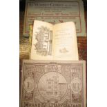 MANCHESTER Historical Recorder..., 12mo, frontis., limp cloth, Manchester, ca. 1846; First