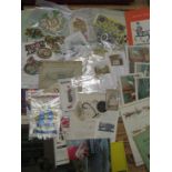 VALENTINES; dated scraps; misc. ephemera (Q).