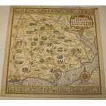 [MAP] PRATTS "High Test Plan of the New Forest" pictorial map, pasted on board (surface wear,