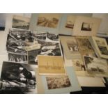 [PHOTOGRAPHS] mixed collection of photographs, 19th & 20th c., mounted / loose (Q).