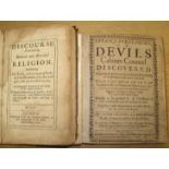 [SOCINIANISM] ACONCIO (I.) Satans Stratagems, or the Devils Cabinet-Councel Discovered, sm. 4to; pp.