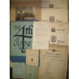 ETON ephemera, sports rule books, etc. (Q).