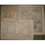 [MAPS] LONDON, 6 misc. 18th / 19th c. plans & repro map of Islington (7).