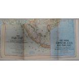 [MAPS] VIETNAM, Cambodia [etc.] 1967 National Geographic Mag., folding col. map; &, similar, "The