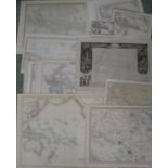 [MAPS] PACIFIC, POLYNESIA, OCEANIA, 21 misc. engraved maps by Kelly, Lizars & others, unframed (