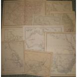 [MAPS] AUSTRALIA / NEW ZEALAND, coll'n of 12 maps, unframed (12).