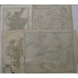 [MAPS] misc. maps, (Scotland 2, Channel 1, 15 Weller Railway Maps), unframed.