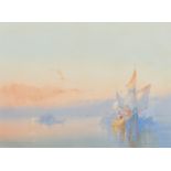 William Knox (1862-1925) British, Views of Venice, watercolours, one signed and 10" x 13.5", (25.