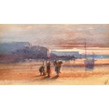 Charles Jenyng (19th/20th Century), a collection of 12 watercolour sketches of landscapes, signed