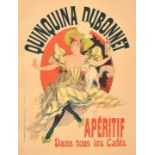 After Jules Cheret, 'Quinquina Dubonnet', colour lithograph, published by Les Maitres de L'