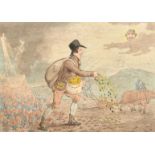 James Gillray (1757-1815) British, 'The Generae of Patriotism - or - The Bloomsbury Farmer
