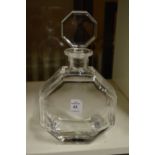 A Villeroy and Bosch cut glass decanter and stopper.