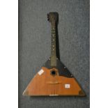 A Russian balalaika.