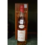 A bottle of Godet cognac with fitted box.