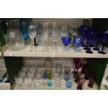 A quantity of glassware.