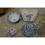 A small group of Oriental porcelain.