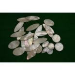 Chinese mother of pearl counters.