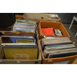 A large quantity of LP and gramophone records.