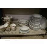 A small quantity of Wedgwood Hathaway Rose and other china.